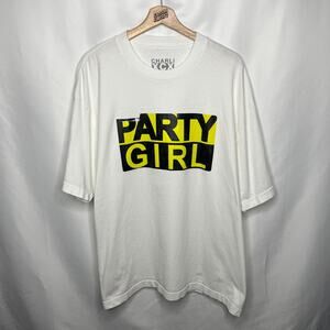 Charli XCX Brat Party Girl Coachella Tour Merch Tee XL
